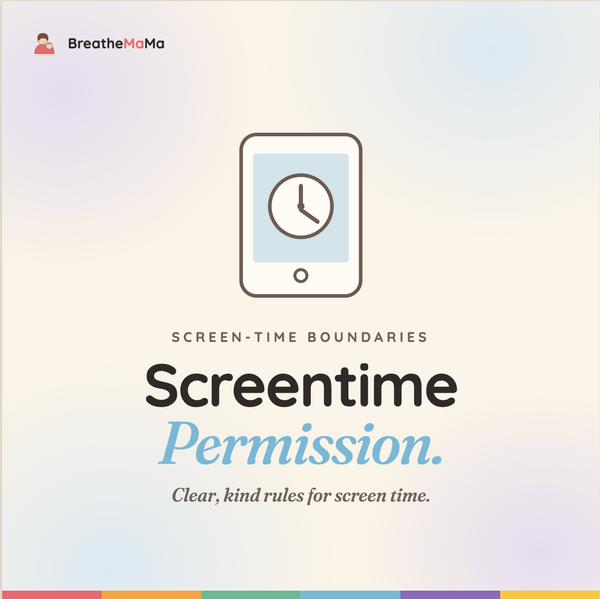 Screen Time Permission Cards | Printable Screen Time Chart | Earn Screen Time Chart for Kids | Screen Time Rules | Digital Download