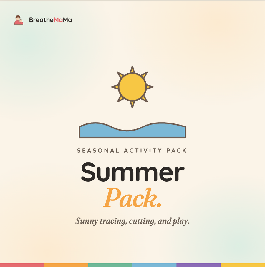 Summer Activity Pack Printable | Summer Worksheets for Kids Preschool | Summer Busy Book | Instant Download