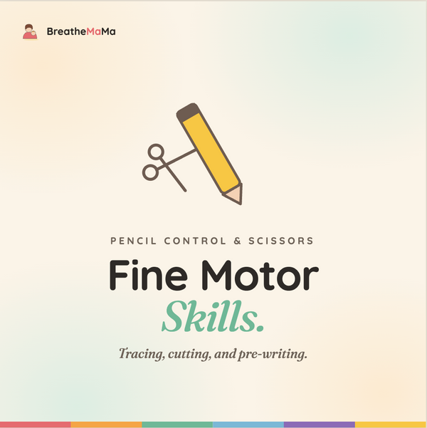 Fine Motor Skills Worksheets Printable | Tracing Cutting Pre Writing Practice | Toddler Preschool Activity | Instant Download